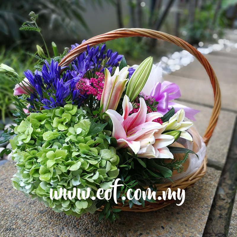 Flower and Fruit Basket - Click Image to Close